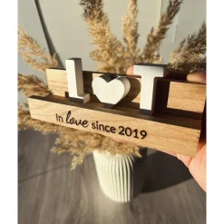 Geschenk Hochzeit/ Valentinstag/ Jahrestag … Herz Liebe
