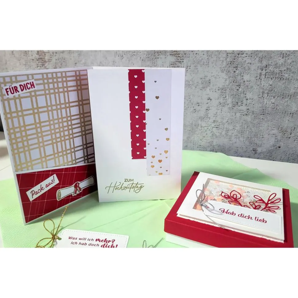 Geschenk Hochzeitstage, Jubiläum, kleine Aufmerksamkeit, Stampin up