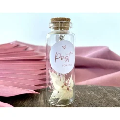 Geschenk Karte Tante/ Flaschenpost