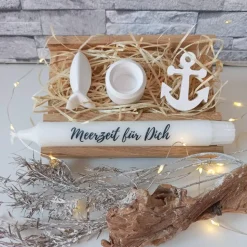 Geschenk Meer: Maritime Kerze & Deko – Perfektes Geschenk für Meeresliebhaber