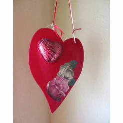 Geschenk mit Herz für die Mama, Oma, Freundin, Holzdeko