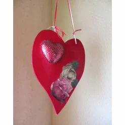 Geschenk mit Herz für die Mama, Oma, Freundin, Holzdeko