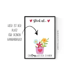 Geschenk Oma Weihnachtsgeschenk Oma Opa persönliches Geschenk Poster personalisiert
