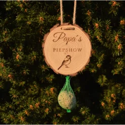 Geschenk Papa zum Geburtstag - Meisenknödelhalter Papas Piepshow - Geschenkidee Vatertag - Geburtstagsgeschenk Papa