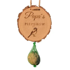 Geschenk Papa zum Geburtstag - Meisenknödelhalter Papas Piepshow - Geschenkidee Vatertag - Geburtstagsgeschenk Papa
