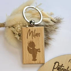 Geschenk Patenkind personalisiert, Patenbrief Schutzengel Namen Holz, Taufbrief Patentante Patenonkel, Taufgeschenk Set