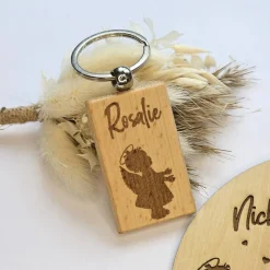 Geschenk Patenkind personalisiert, Patenbrief Schutzengel Namen Holz, Taufbrief Patentante Patenonkel, Taufgeschenk Set