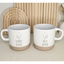 Geschenk personalisiert Hochzeit Tasse Set Geschenkset Hochzeitsgeschenk
