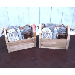 Geschenk Set Geschenk Idee Wellness Holzbox "Mann " Geburtstagsgeschenk