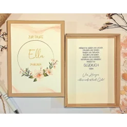 Geschenk Taufe Mädchen – Personalisiertes Geldgeschenk & Geschenkbox zur Taufe mit Namen