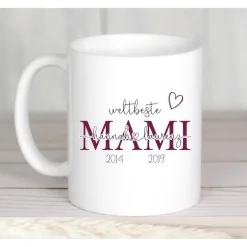 Geschenk Vatertag Tasse weltbester Papa mit Namen personalisiert Keramik