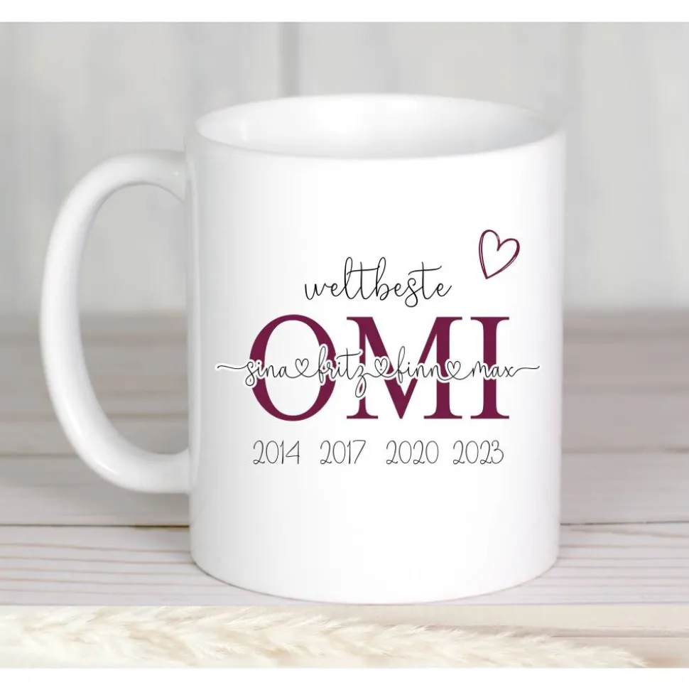 Geschenk Vatertag Tasse weltbester Papa mit Namen personalisiert Keramik