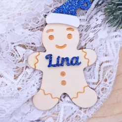 Geschenk Weihnachten Familie | Geschenkanhänger mit Namen | kleine Weihnachtsgeschenke Kinder | Holzanhänger personalisi