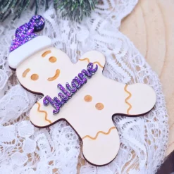 Geschenk Weihnachten Familie | Geschenkanhänger mit Namen | kleine Weihnachtsgeschenke Kinder | Holzanhänger personalisi