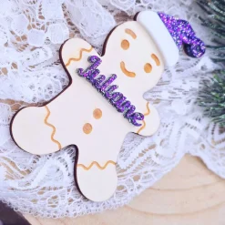 Geschenk Weihnachten Familie | Geschenkanhänger mit Namen | kleine Weihnachtsgeschenke Kinder | Holzanhänger personalisi