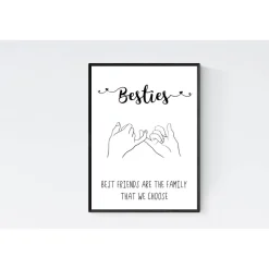 Geschenk Weihnachtsgeschenk Geburtstagsgeschenk Beste Freundin Freundin Poster Bild