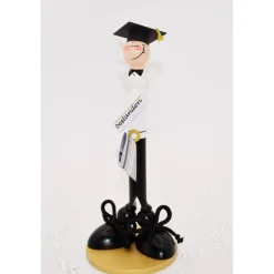 Geschenk zum Abitur: Kreatives Geldgeschenk mit Holzfigur