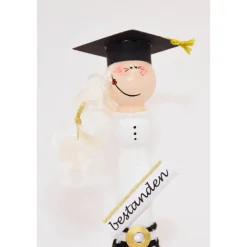 Geschenk zum Abitur: Kreatives Geldgeschenk mit Holzfigur