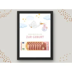 Geschenk zur Geburt | Karte Geburt | Geldgeschenk zum ausdrucken | digitaler Download | Glückwunschkarte | Baby Geschenk