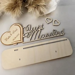 Geschenk zur Hochzeit | Geld für Hochzeit verschenken | Hochzeitsgeschenk mit Wunschgravur | Geldgeschenk zur Hochzeit |