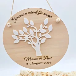 Geschenk zur Hochzeit | personalisiertes Geschenk zur Hochzeit | Ideen für Geldgeschenke | Holzschild Hochzeit
