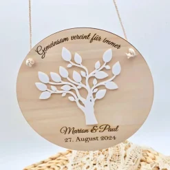 Geschenk zur Hochzeit | personalisiertes Geschenk zur Hochzeit | Ideen für Geldgeschenke | Holzschild Hochzeit