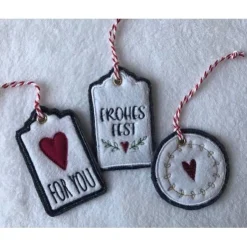 Geschenkanhänger - Weihnachten - 3er Set