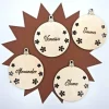 Geschenkanhänger Personalisiert Weihnachten Kugelform Advent Merry Christmas Geschenkdekoration DIY
