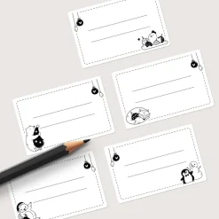 Geschenkaufkleber Set *Süße Weihnachtstiere* / Etiketten für Adventskalender und Weihnachtsgeschenke