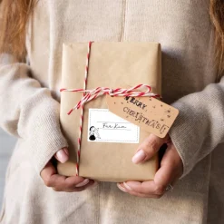 Geschenkaufkleber Set *Süße Weihnachtstiere* / Etiketten für Adventskalender und Weihnachtsgeschenke