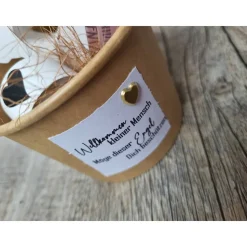 Geschenkbecher  "Willkommen kleiner Mensch"/Kerze / Kerzenhalter / Schutzengel