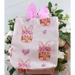 Geschenkbeutel aus Stoff für Ostern für Kinder – personalisiert & wiederverwendbar - Cake Bunny