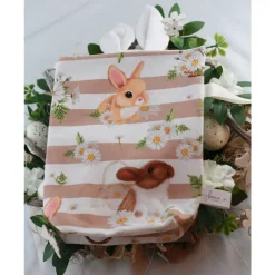 Geschenkbeutel aus Stoff für Ostern für Kinder personalisiert & wiederverwendbar - Sweet Bunny