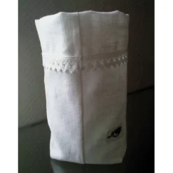 Geschenkbeutel Lichtbeutel Vasenhusse Mädchen Telefon Leinen GESTICKT