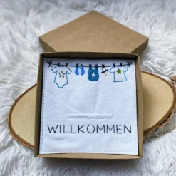 Geschenkbox "Baby blau"