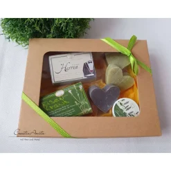 Geschenkbox für Männer mit hochwertigen Schafmilchseifen - Herrlich erfrischend