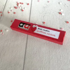 Geschenkbox für Schokoriegel * Herzensmensch * Aufmerksamkeit * Kleinigkeit * personalisiert
