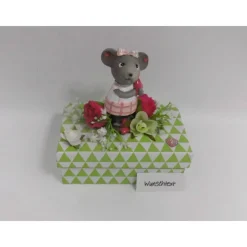 Geschenkbox Geldgeschenk Jugendweihe Konfirmation Mäuse Mädchen personalisiert