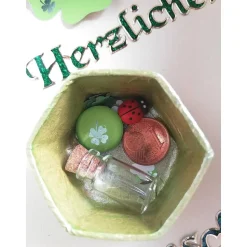Geschenkbox Glück to go – kreative Verpackung für Geldgeschenk, Glücksbringer & Herzlichen Glückwunsch