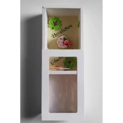 Geschenkbox Glück to go – kreative Verpackung für Geldgeschenk, Glücksbringer & Herzlichen Glückwunsch