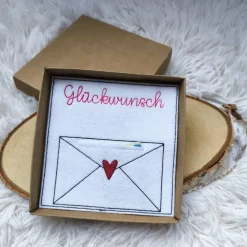Geschenkbox "Glückwunsch Brief"