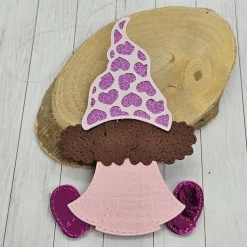 Geschenkbox Herz rosa mit Wichtelanhänger – Perfekt für Verliebte