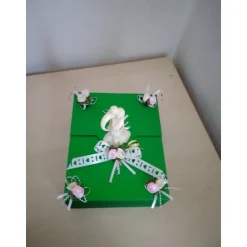 Geschenkbox Hochzeit Dekoration – Edle Geldgeschenkbox mit Paar-Figur & Magnetverschluss