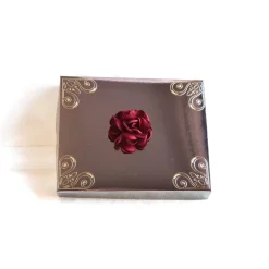 Geschenkbox mit Karte in dunkelbronze für Männerhochzeit