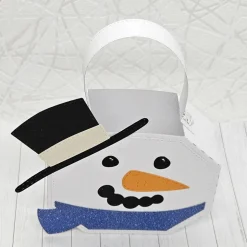 Geschenkbox Schneemann mit Zylinder – Originelle Geschenkverpackung für kleine Überraschungen