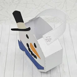 Geschenkbox Schneemann mit Zylinder – Originelle Geschenkverpackung für kleine Überraschungen