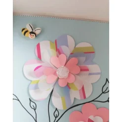 Geschenkbox Verpackung für Geldgeschenk – Blumenwiese mit Biene, Herzlichen Glückwunsch