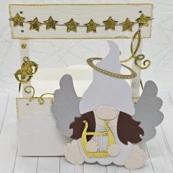 Geschenkbox Wichtelbox Engel-Wichteline mit Leier – Schutzengel Geschenkidee