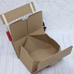 Geschenkbox Wichtelbox Grill – Kreative Verpackung mit Wichtel am Grill