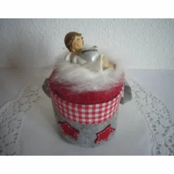 Geschenke Weihnachten Nikolaus Weihnachtsgeschenk Deko Advent Schutzengel rot Engel